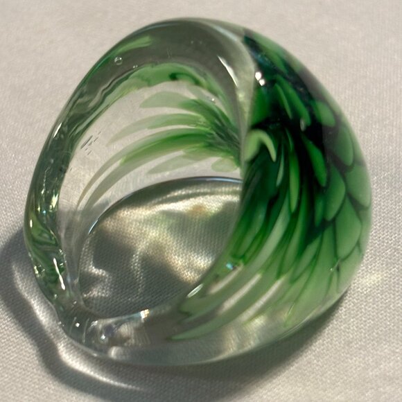 Murano Glass Ring - Size 8.5 - Picture 2 of 3